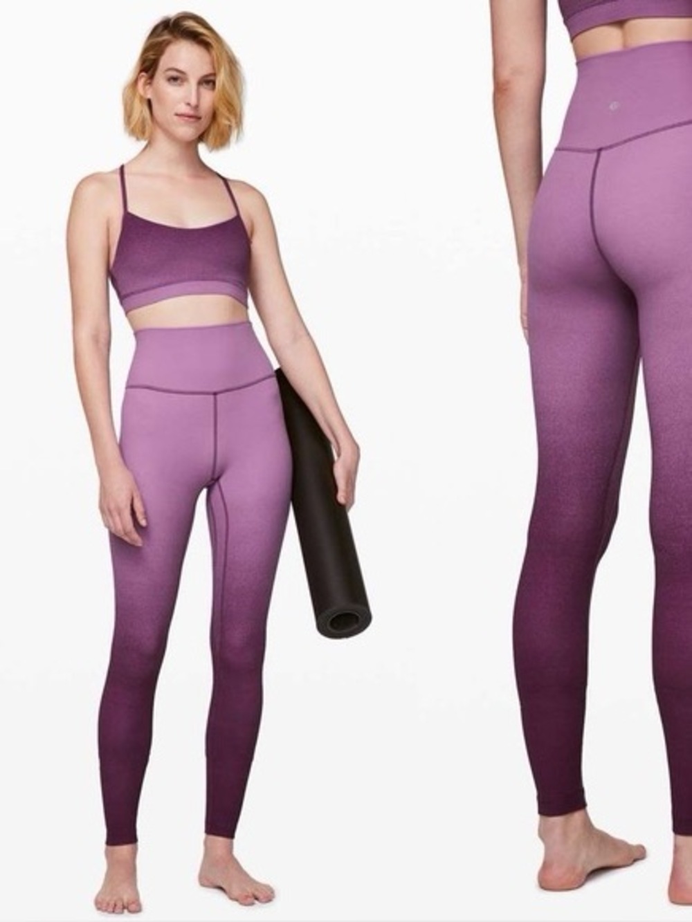 Lululemon Align High-Rise Pant 28"
 athletica Ombre Lavender-to-Plum High-Rise L